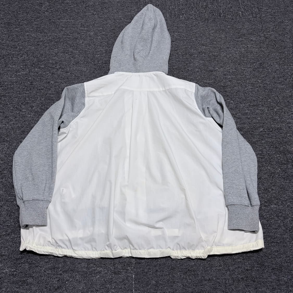 사카이 아소크 셔츠 레이어드 후드집업 상품이미지5