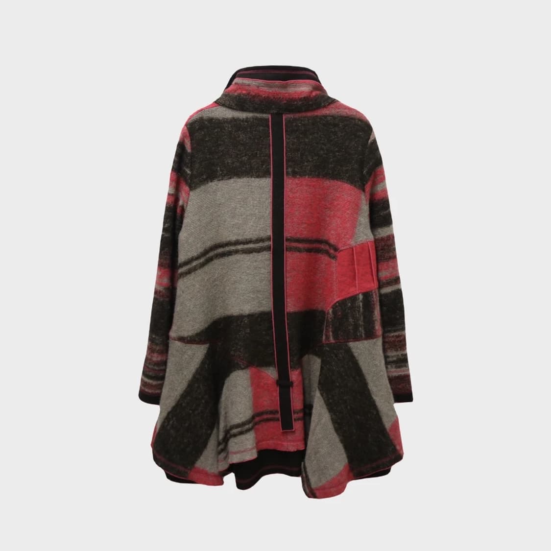 EIKO KONDO 하이넥 패치워크 코트 63507 상품이미지2