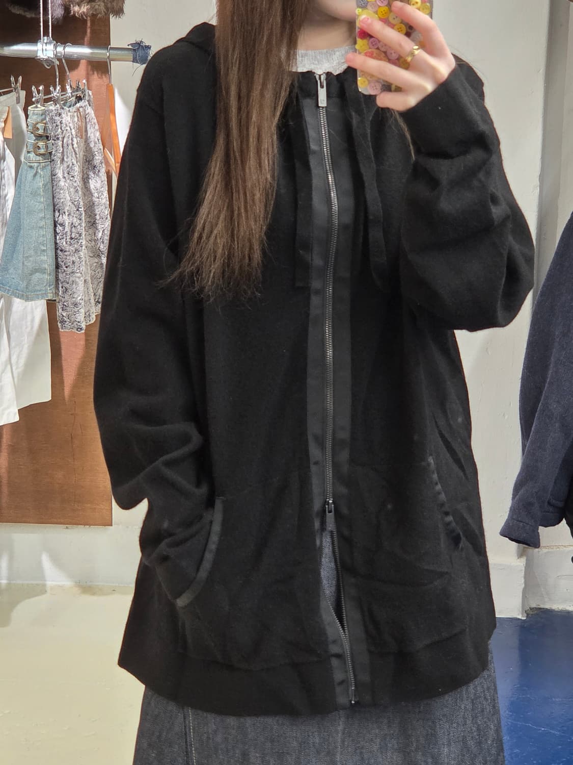 J 질샌더 유니클로 캐시미어 투웨이 후드집업 상품이미지4