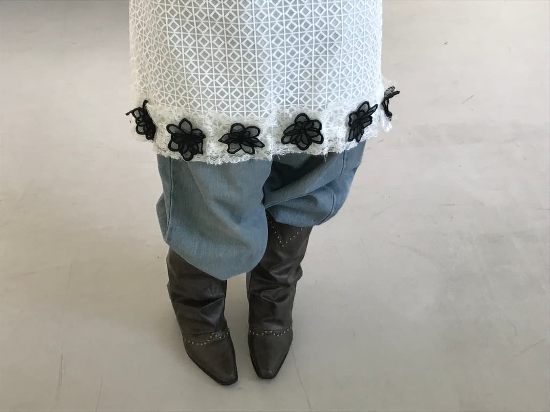 vintage flower pattern one-piece 상품이미지6