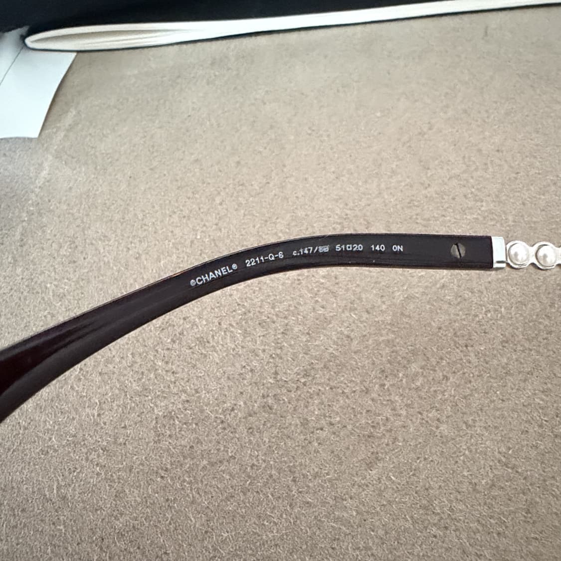 샤넬 클래식 실버 안경 (풀구성) 상품이미지2