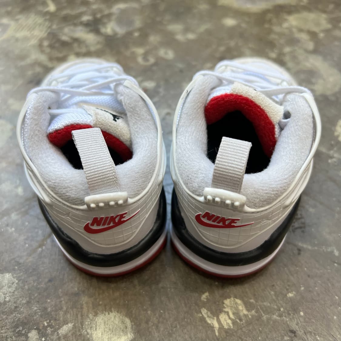 110) 새제품 나이키 조던4 키즈 바시티레드 운동화 신발 상품이미지5