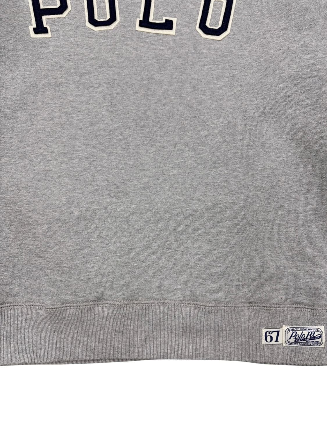 폴로 스웻셔츠 맨투맨 그레이 (XL) 상품이미지5