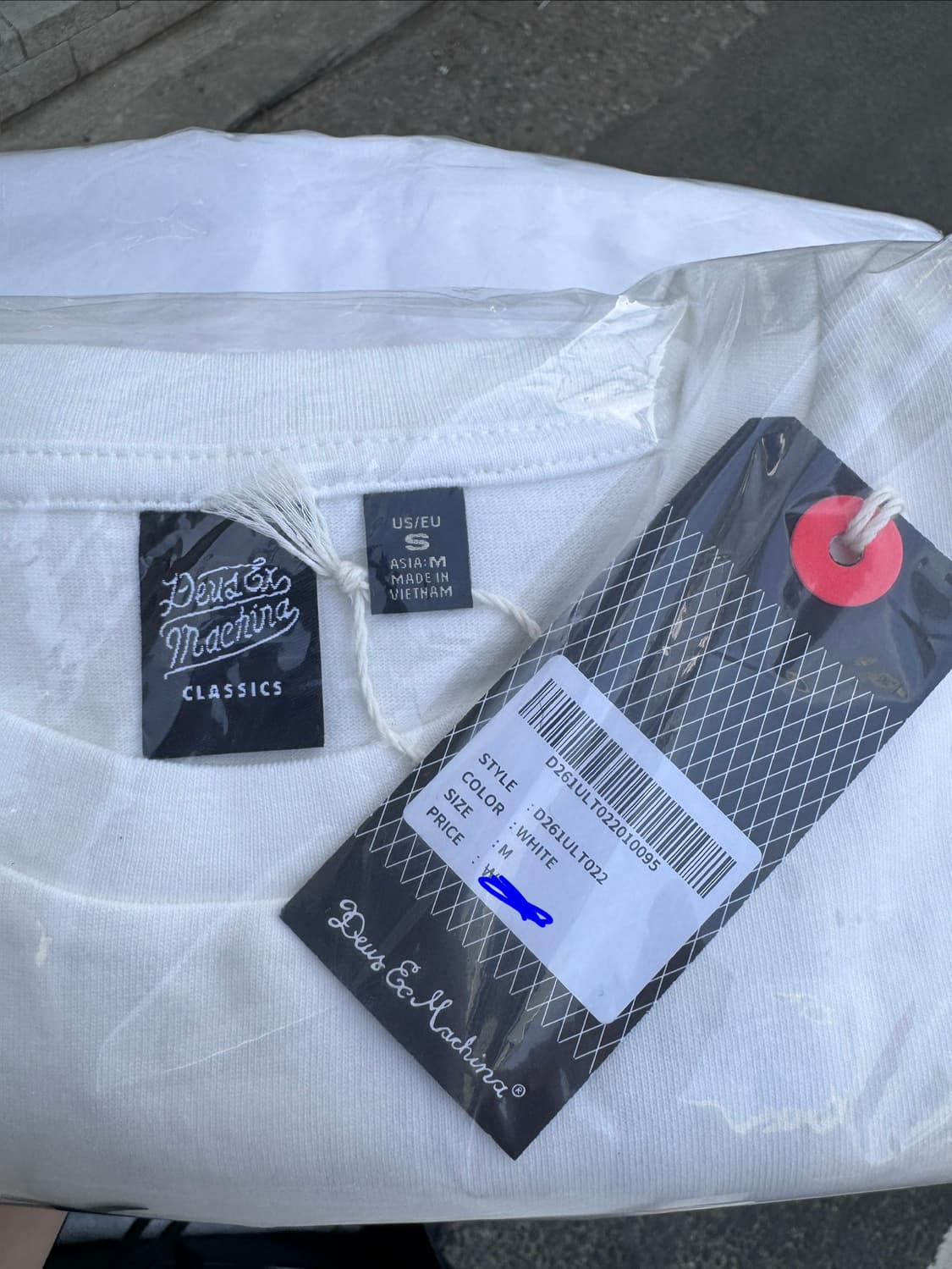 데우스 엑스 마키나 밀라노 컬리지 어드레스 롱슬리브 티셔츠 화이트 S 상품이미지3