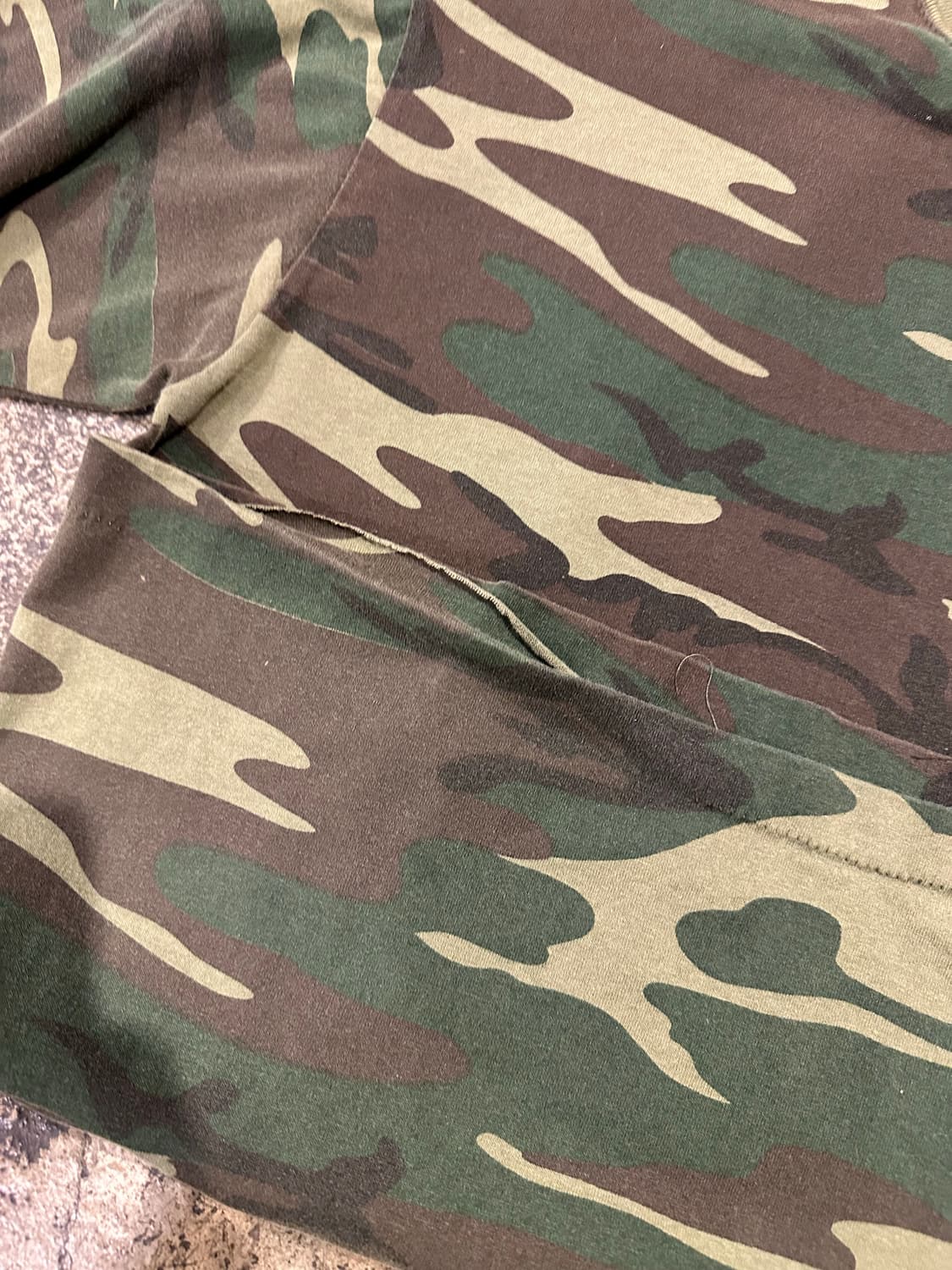 빈티지 90s 우드랜드 카모 롱슬리브  상품이미지3
