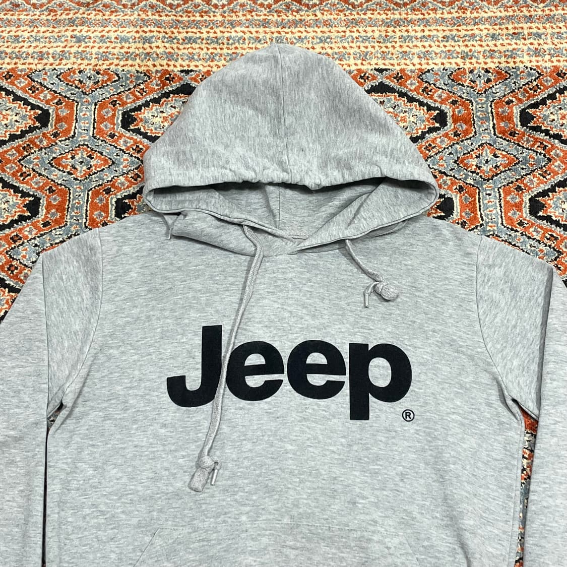 지프 스펠로고 그레이 후드티셔츠 여성S 상품이미지2