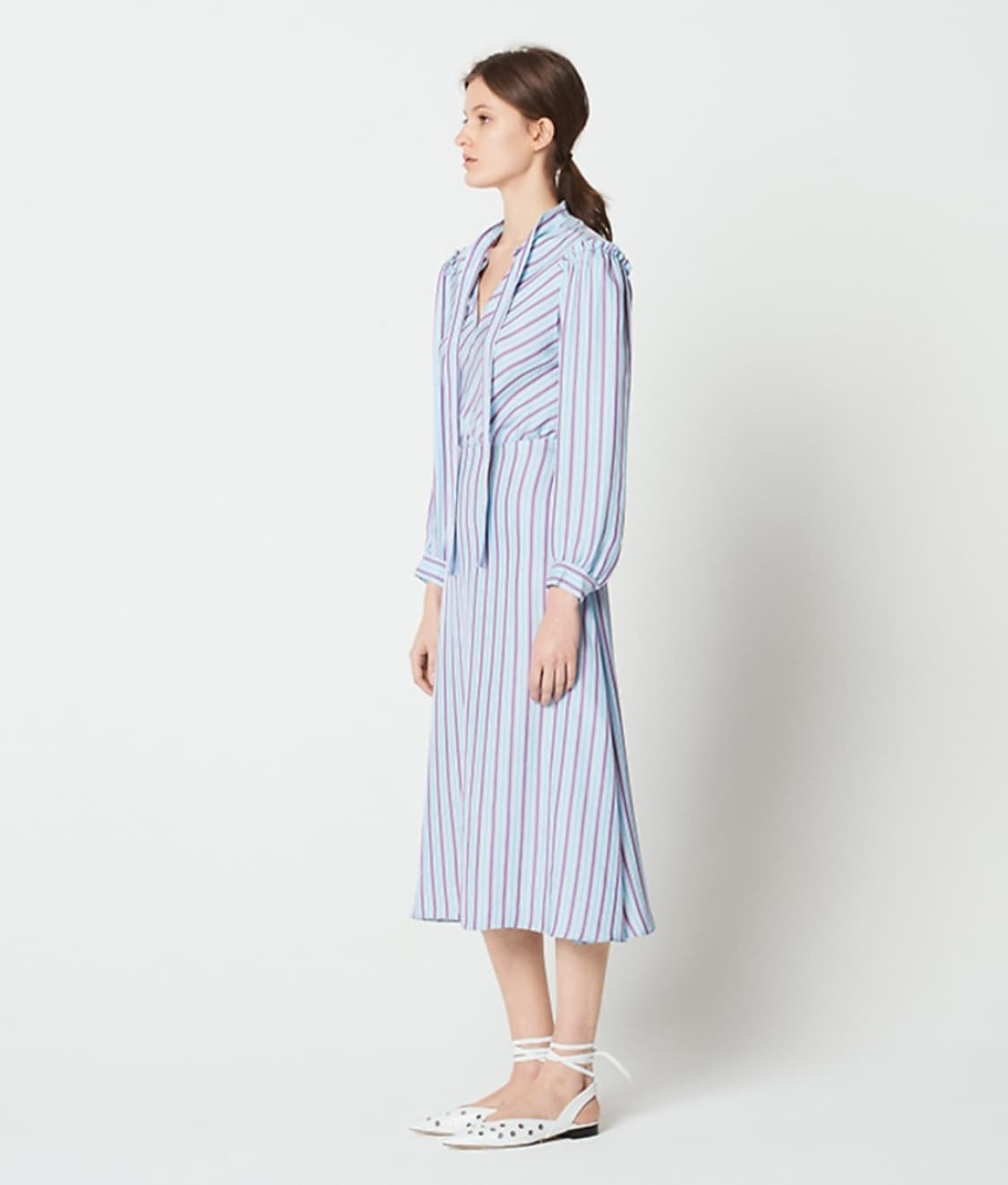 산드로 스트라이프 롱원피스 36사이즈 상품이미지4