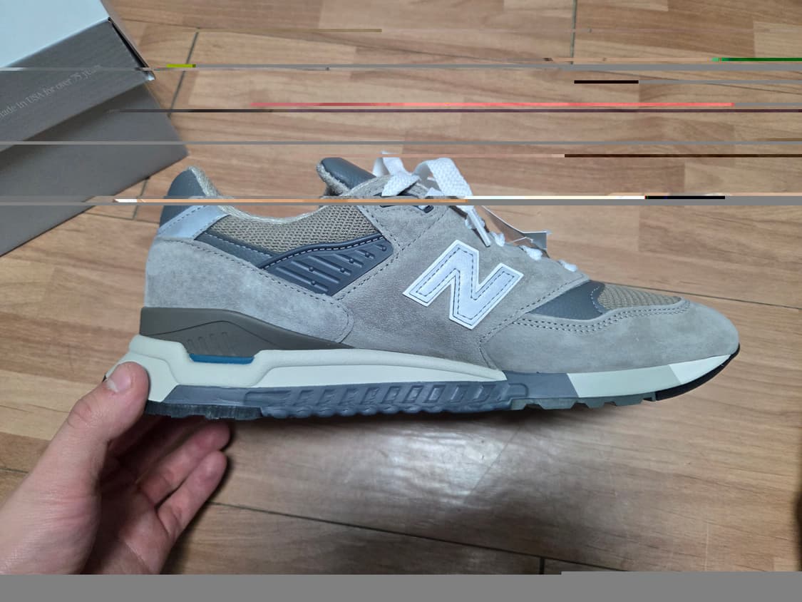 뉴발란스 998 Made in USA 그레이 295사이즈 새상품 팝니다 상품이미지3