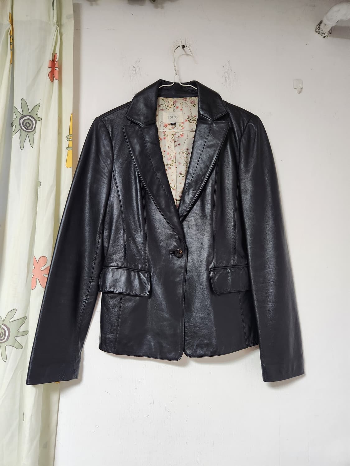 DECO 블랙 양가죽 여성 자켓 55 상품이미지1