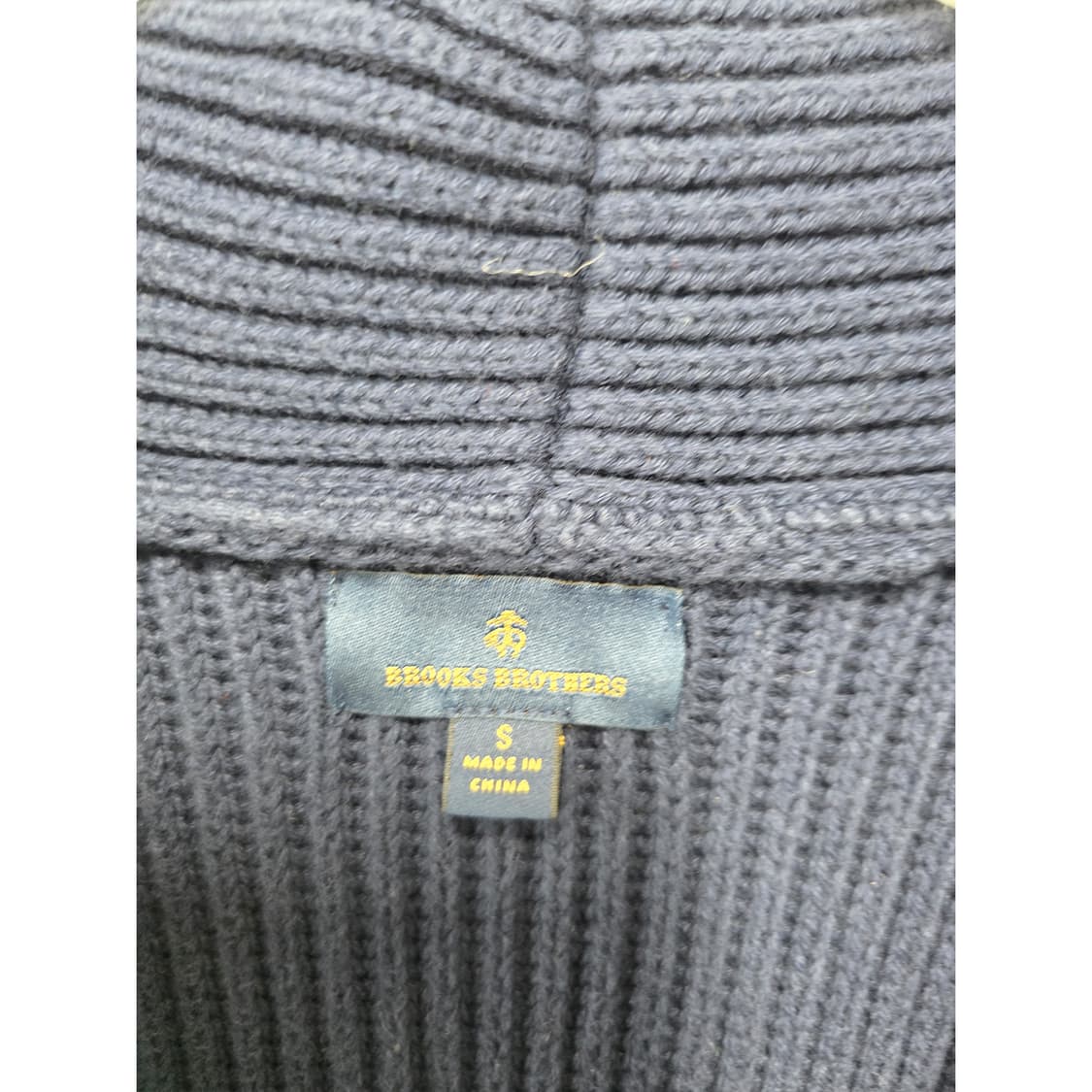 브룩스 브라더스 네이비 숄카라 가디건 Free 상품이미지2