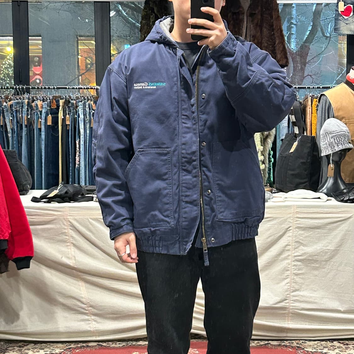 XXL) BERNE USA 빈티지 워크웨어 액티브 후드집업 자켓 상품이미지9