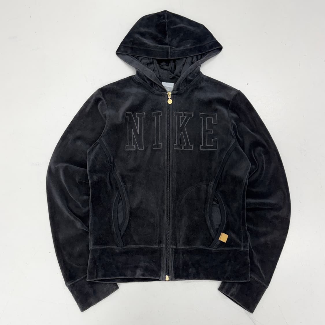 나이키 Y2K 빅로고 벨벳 아치로고 후드집업 상품이미지2