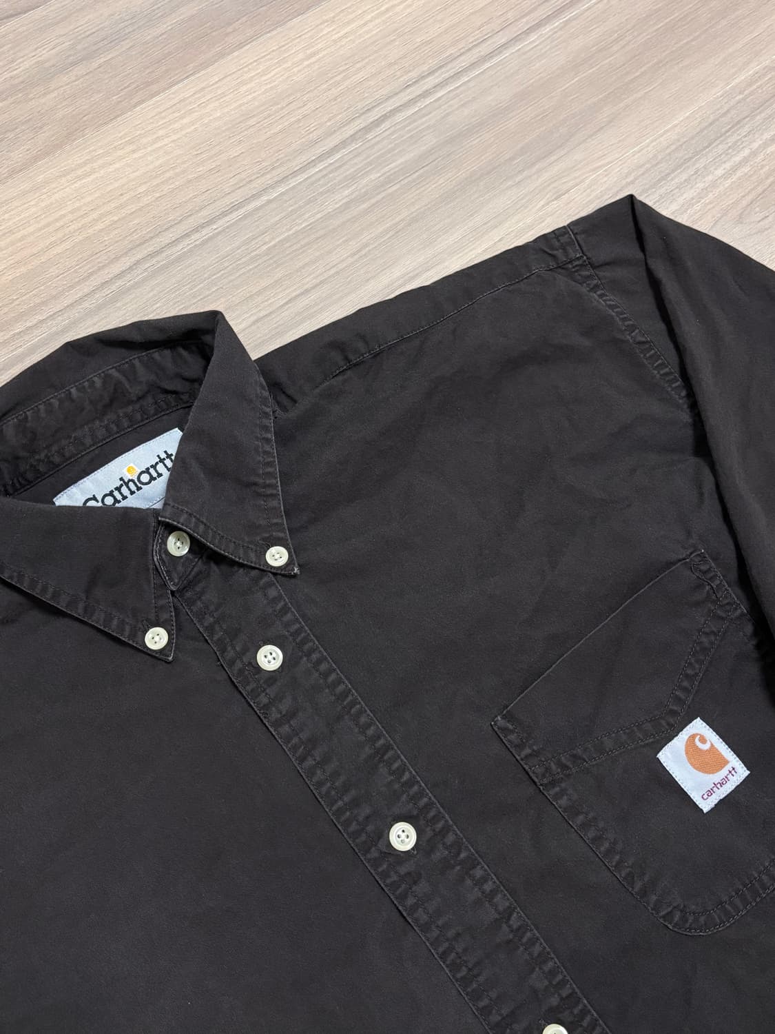 칼하트 셔츠 L 다크브라운 상품이미지2