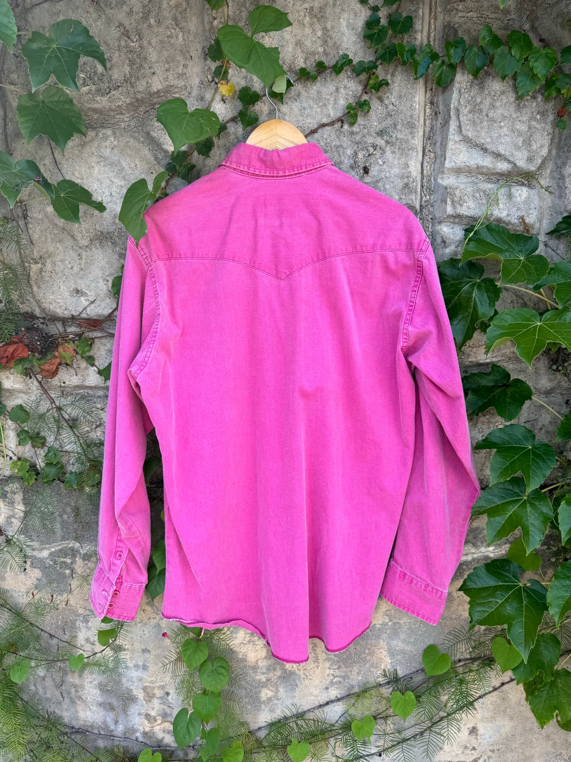 90s wrangler 랭글러 하드페이딩 브러쉬포퍼 웨스턴 셔츠 상품이미지2