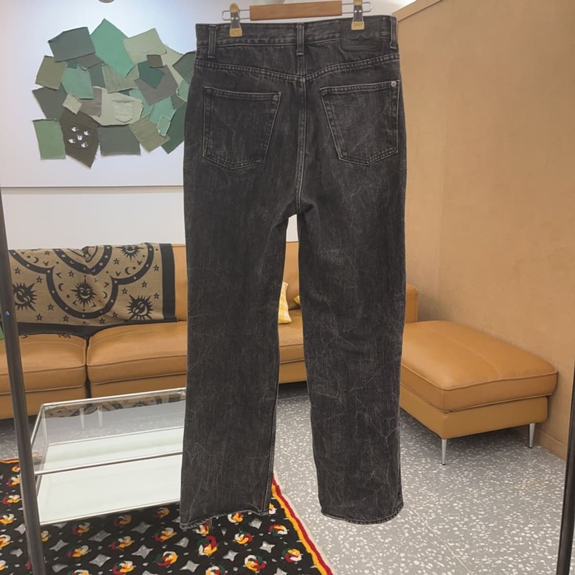 모드나인 빈티지 드레이프 워싱 데님팬츠 29인치 C08033 상품이미지4