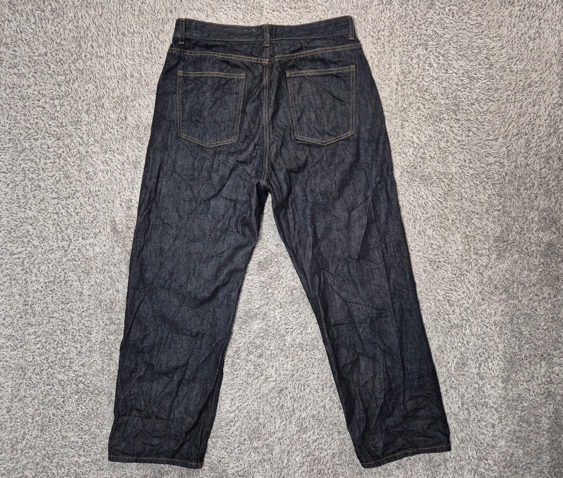 비슬로우 남성 원턱 데님 팬츠 34 상품이미지3