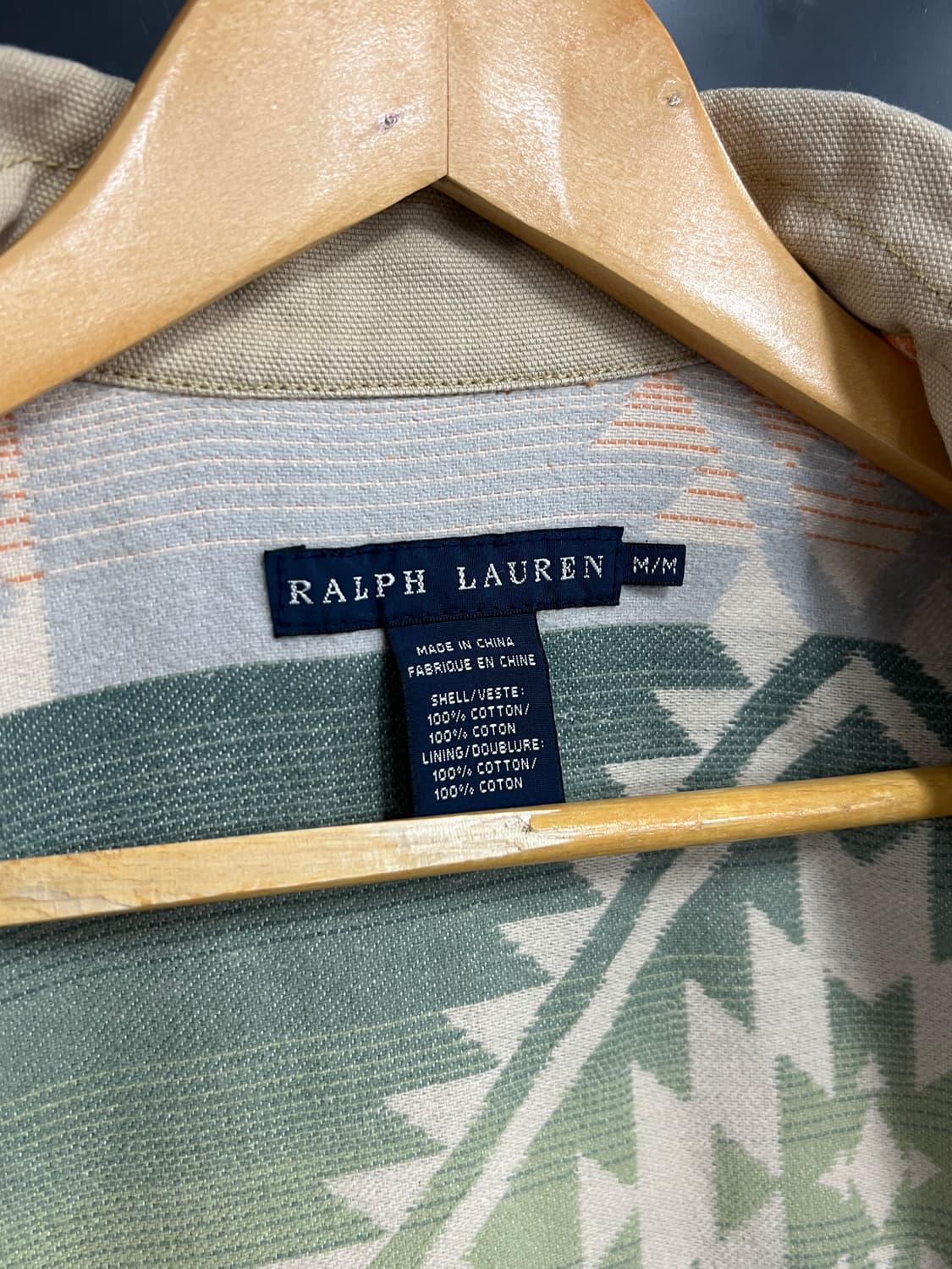 Ralph Lauren 랄프로렌 안감 아즈텍 패턴 코튼 워크 자켓 상품이미지5
