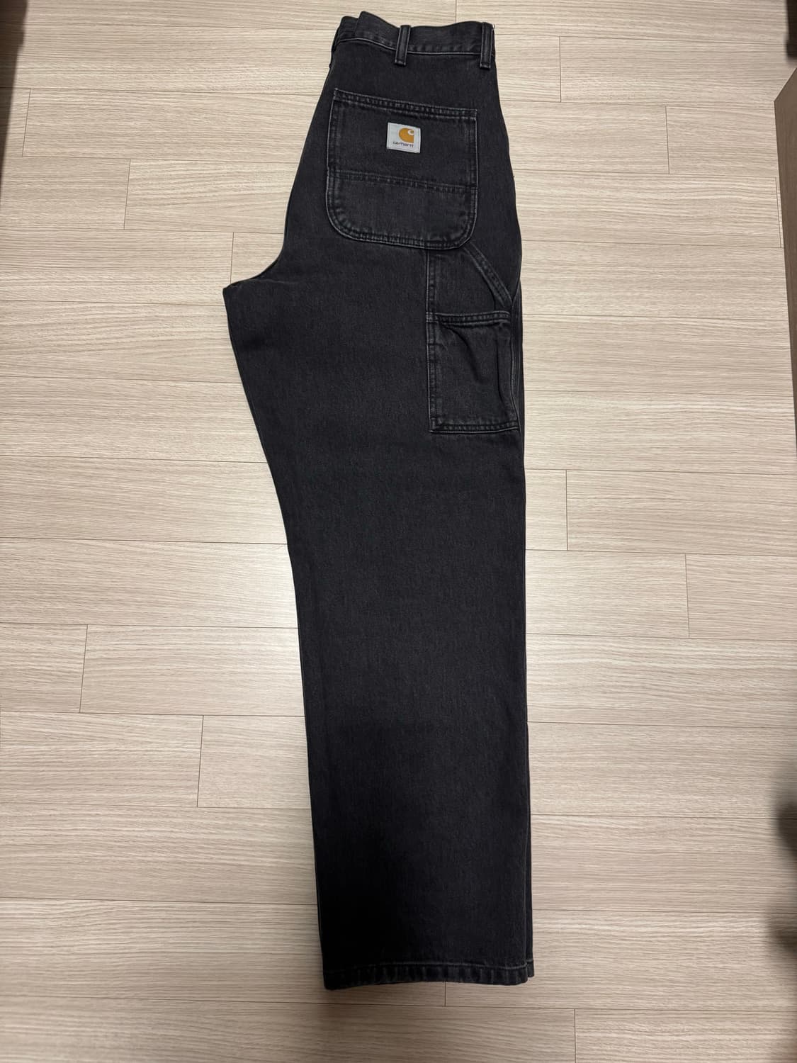 칼하트윕 더블니팬츠 블랙 32x32 상품이미지1