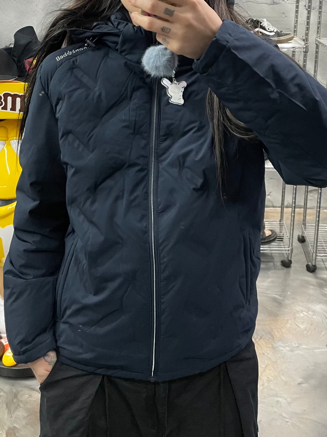 몽벨 데드스탁 후디드 경량 패딩 상품이미지8