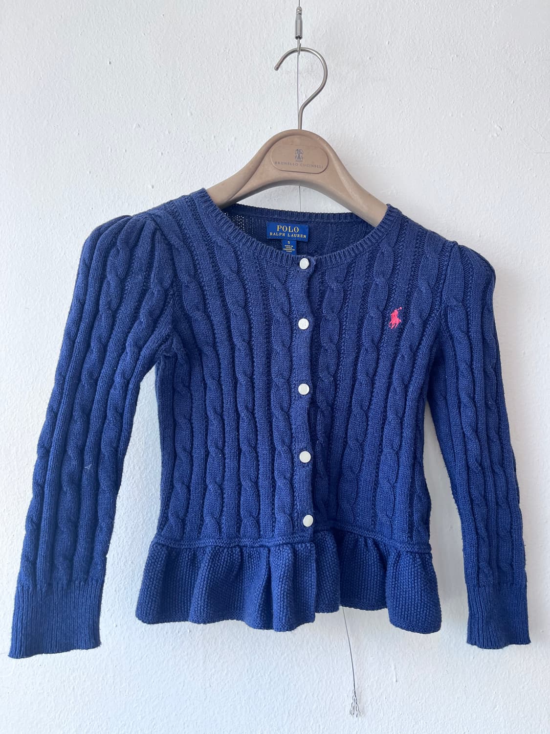폴로랄프로렌 키즈 케이블가디건 5T사이즈 상품이미지2