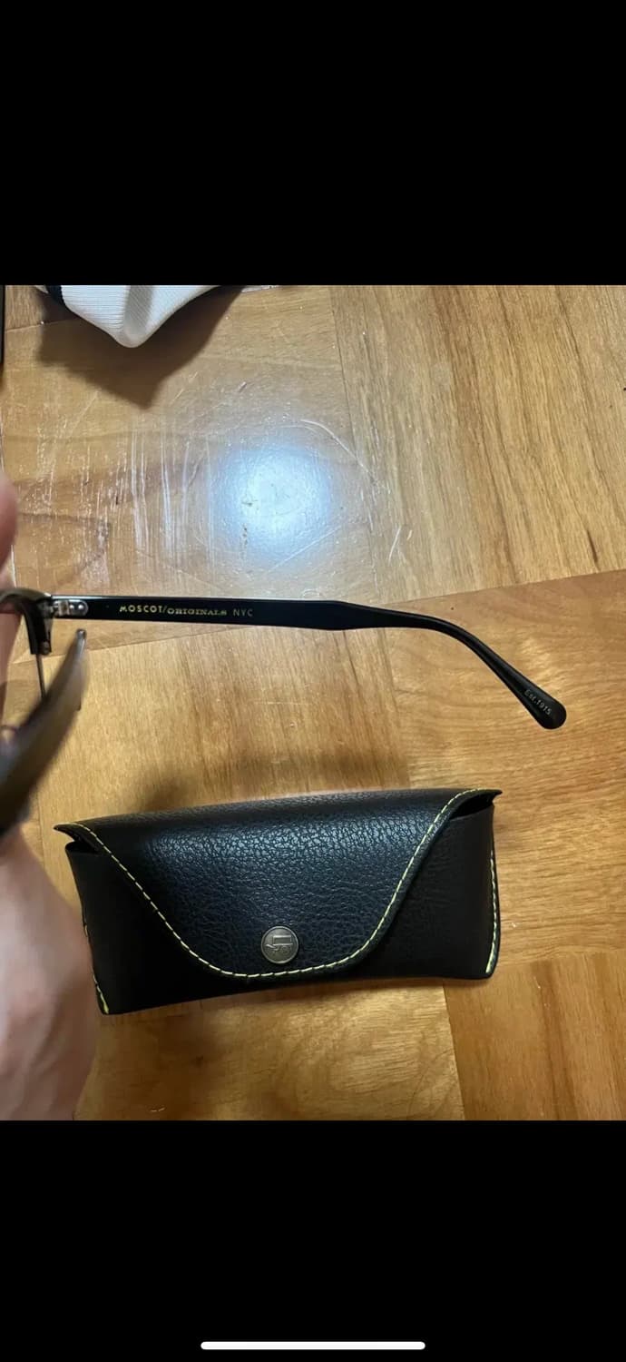 모스콧 렘토쉬 49 블랙/매트 실버 안경 상품이미지2