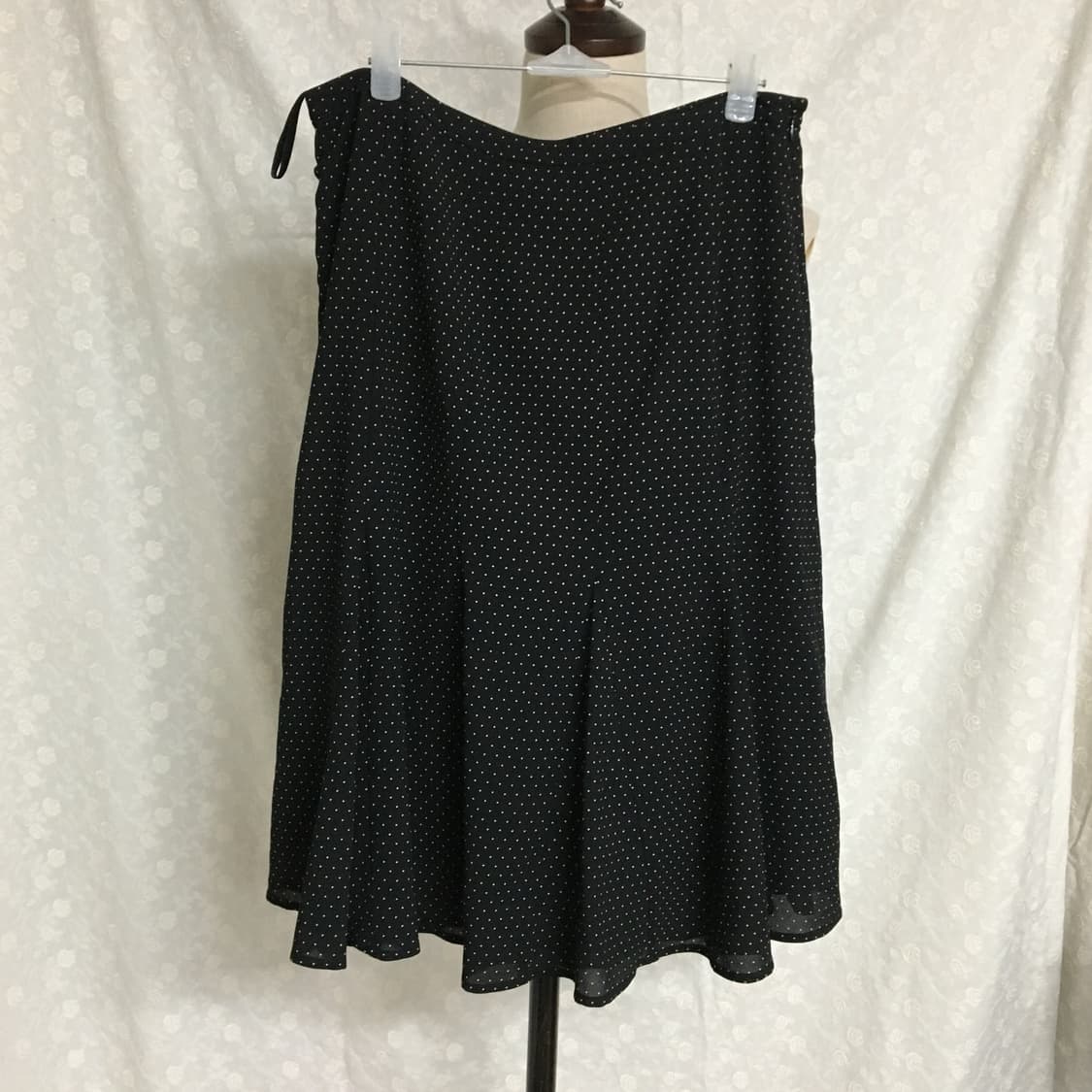 빈티지 블랙 도트 스커트 상품이미지2