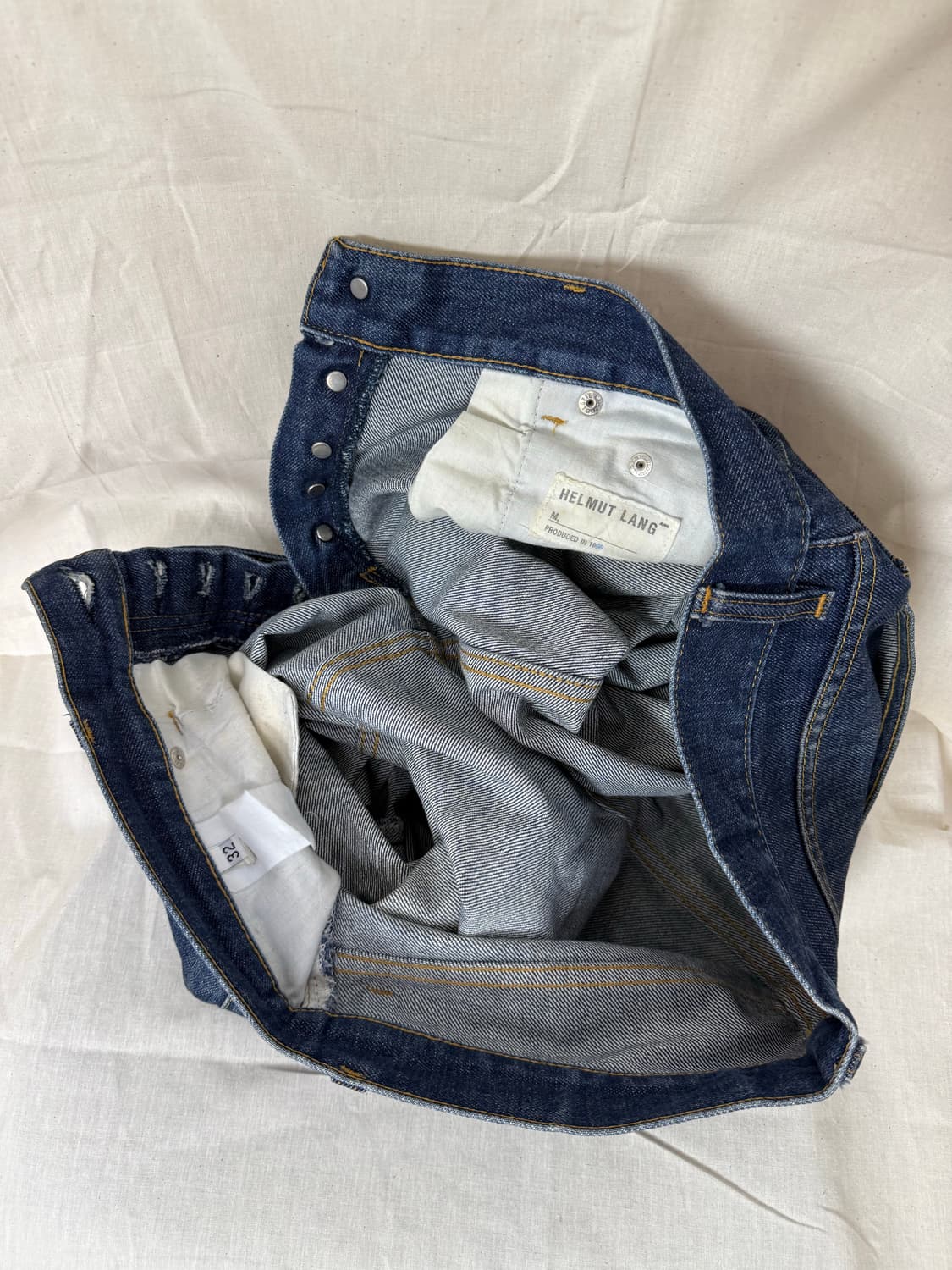 Helmut lang 1998 raw  jeans classic cut 상품이미지4