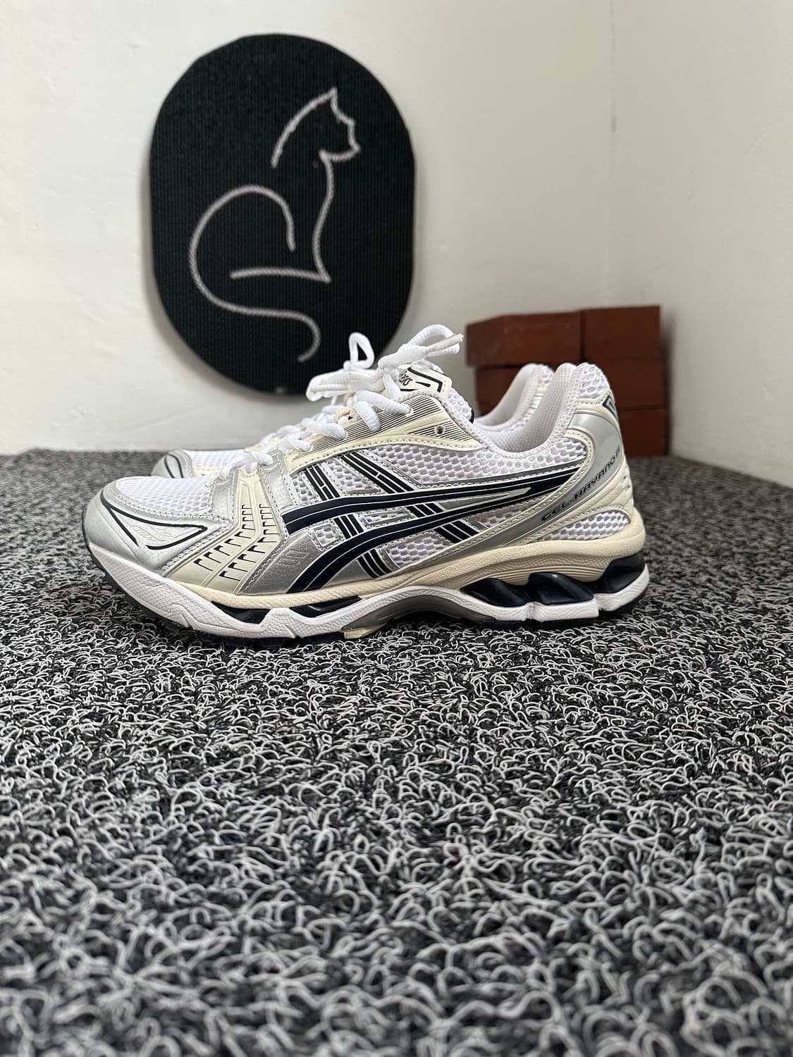 아식스 젤 카야노 14 흰/실버 270mm 상품이미지3