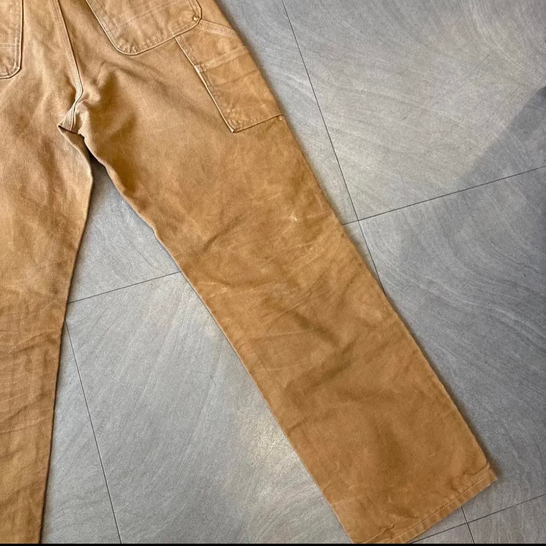 칼하트 정품 브라운 더블니 팬츠 바지 상품이미지8