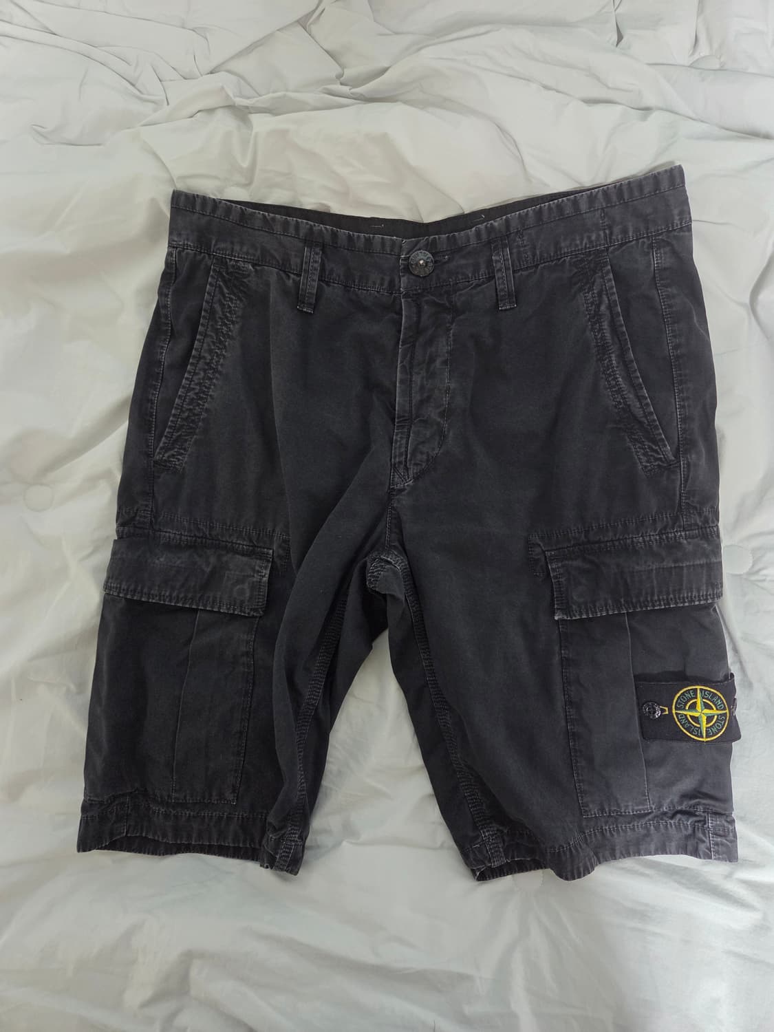 [W 30] 스톤아일랜드 올드이펙트 카고 반바지 상품이미지1