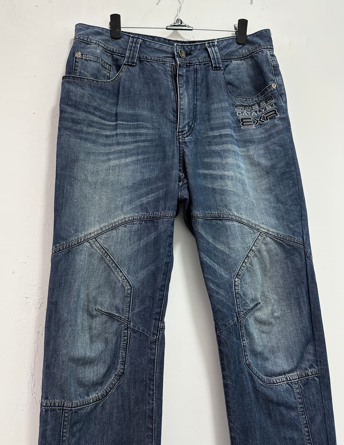 EXR back embroidery detail denim pants 상품이미지7