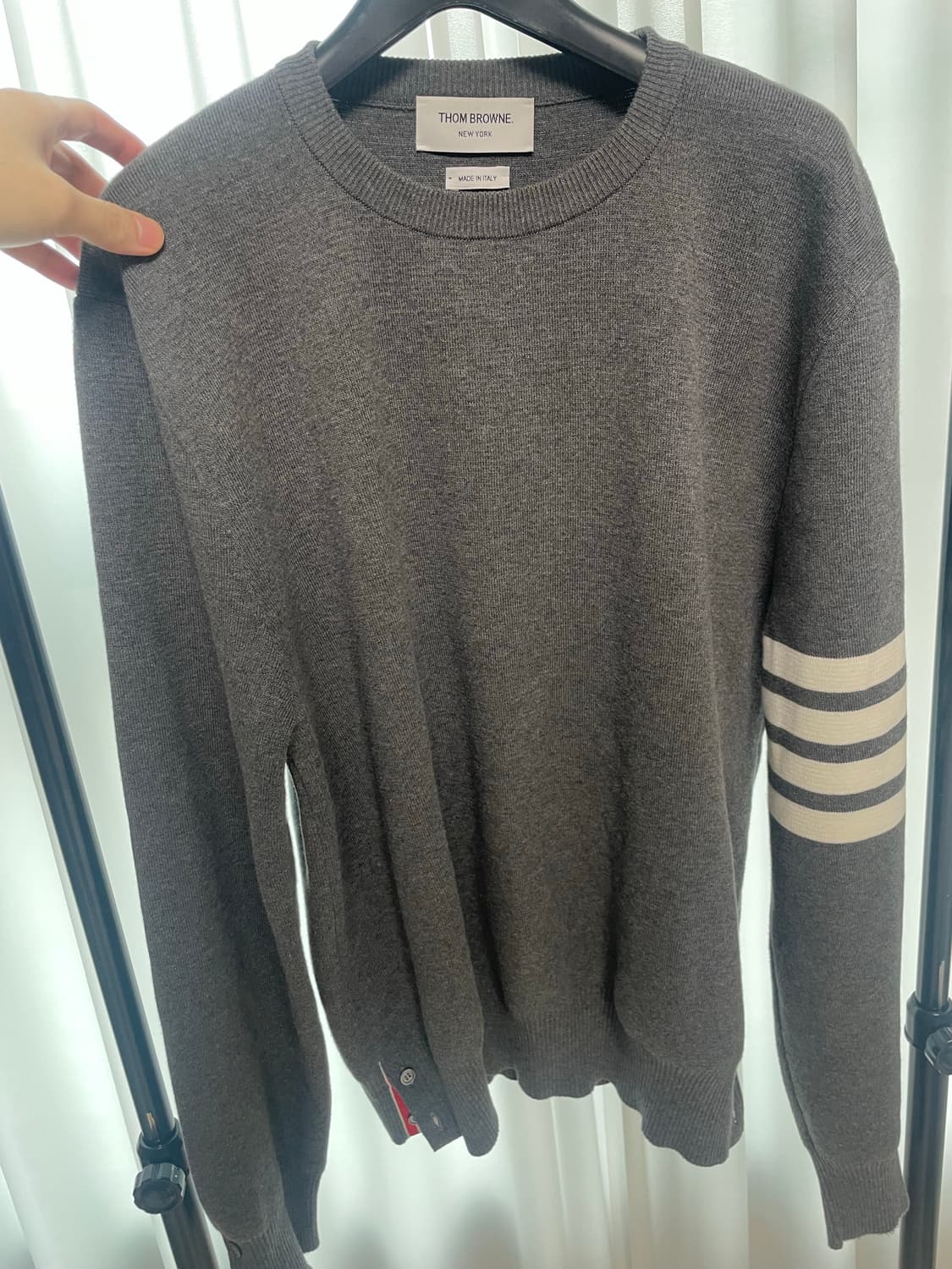 톰브라운 밀라노스티치 사선 니트 4사이즈 상품이미지1