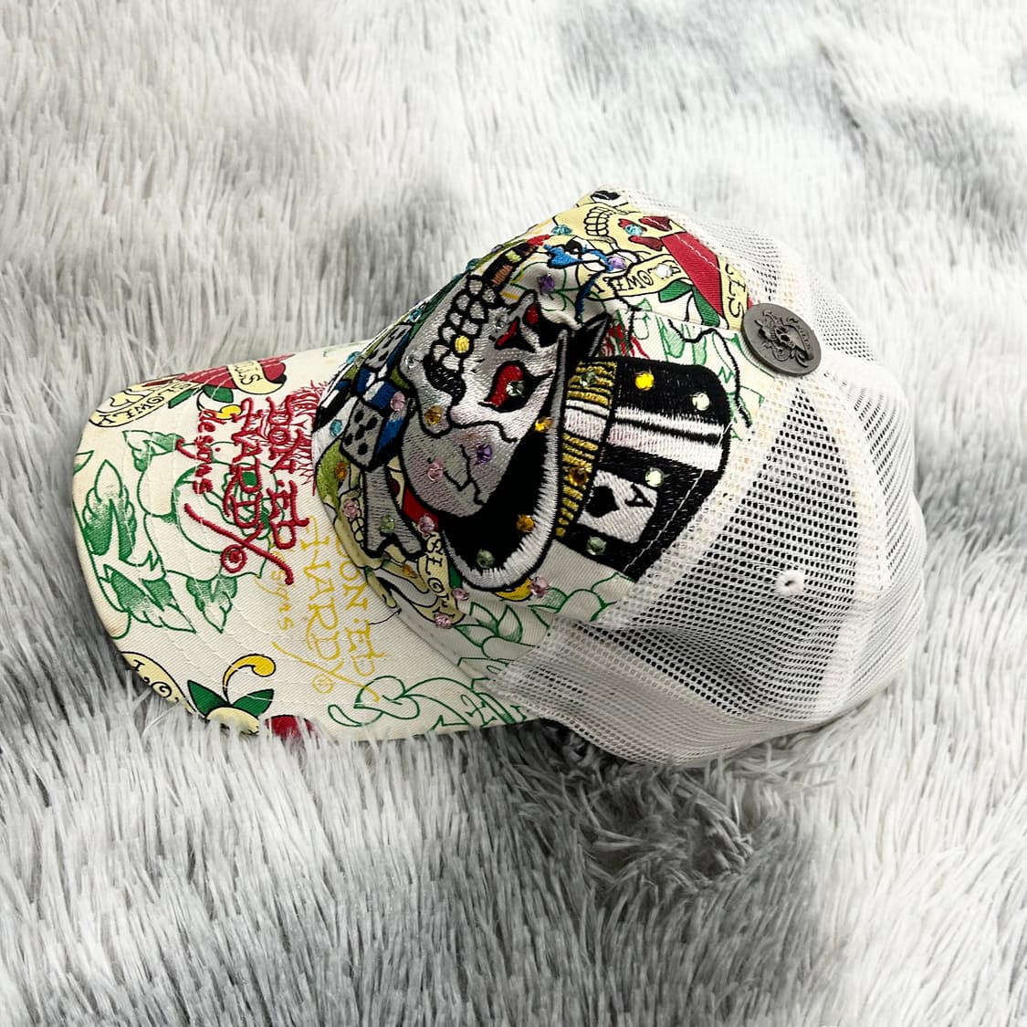 에드하디 스컬 펑크 메쉬 볼캡 상품이미지7