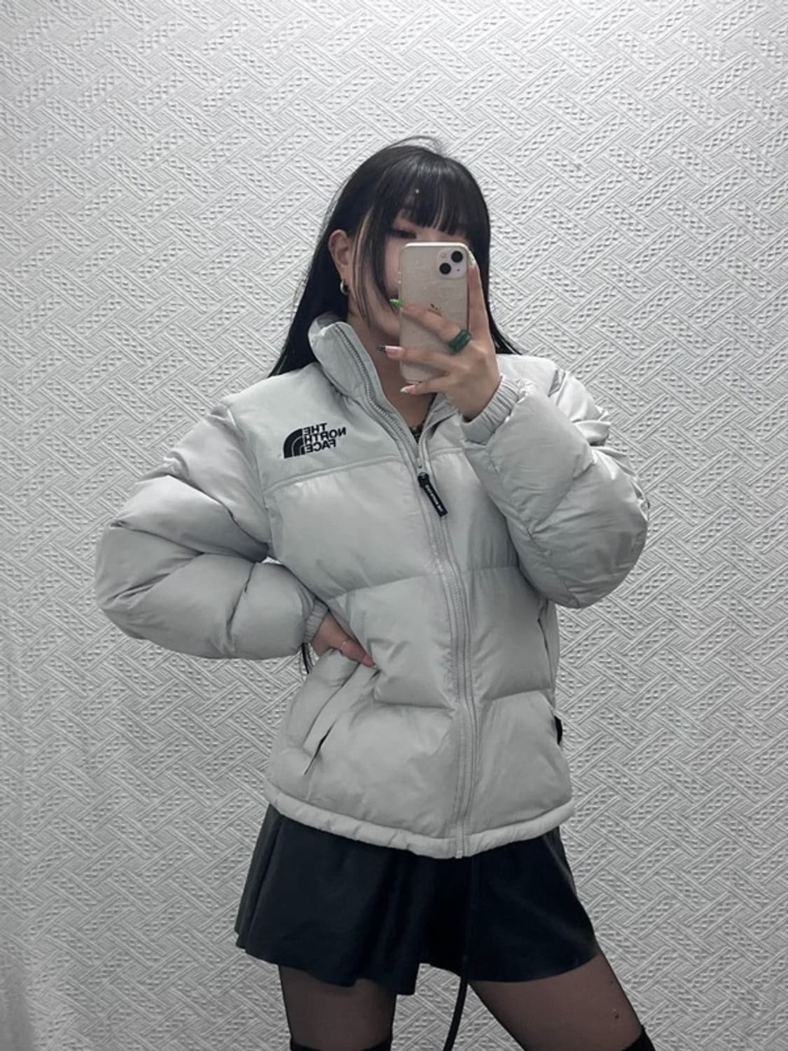 노스페이스 눕시 온볼 레트로 빈티지 패딩 자켓 M C09127 상품이미지2