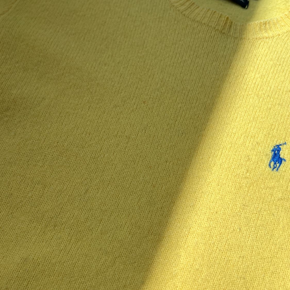 폴로 랄프로렌 옐로우 램스울 니트 상품이미지7