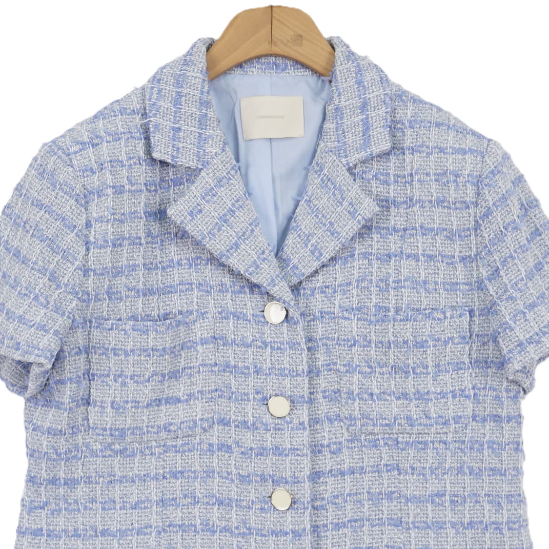 라밤바룸 22SS 커믈리 반팔 트위드 자켓 L 상품이미지4