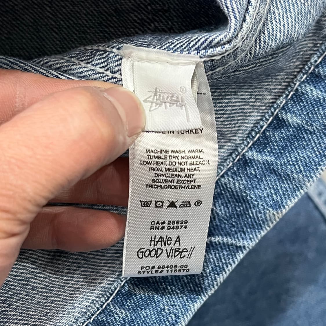  스투시 워크기어 데님 초어자켓 y15479 상품이미지7