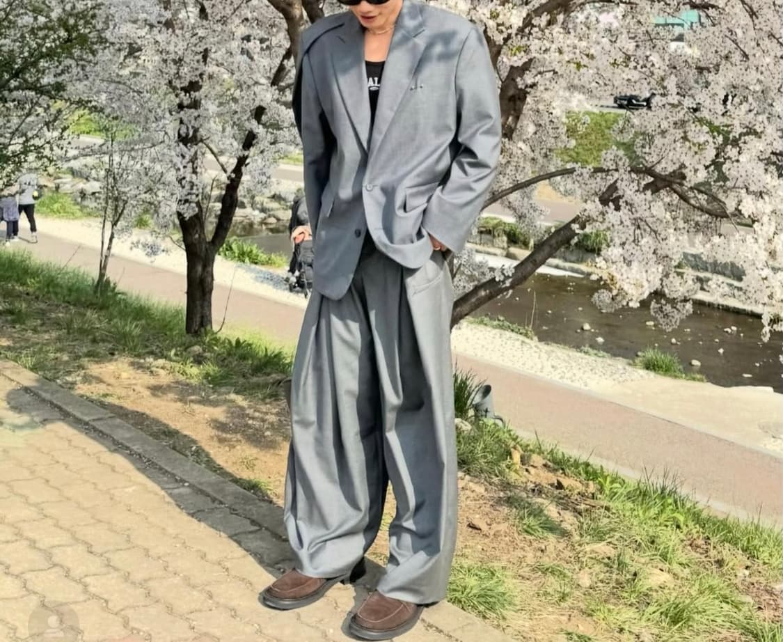 본봄 턱 블레이저 m size 상품이미지3