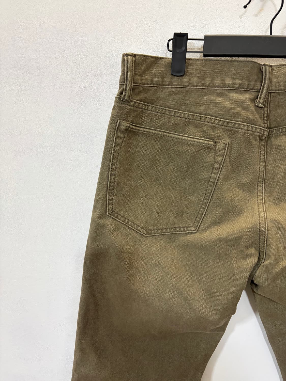 더블알엘 슬림핏 캔버스 팬츠 33*32 상품이미지5