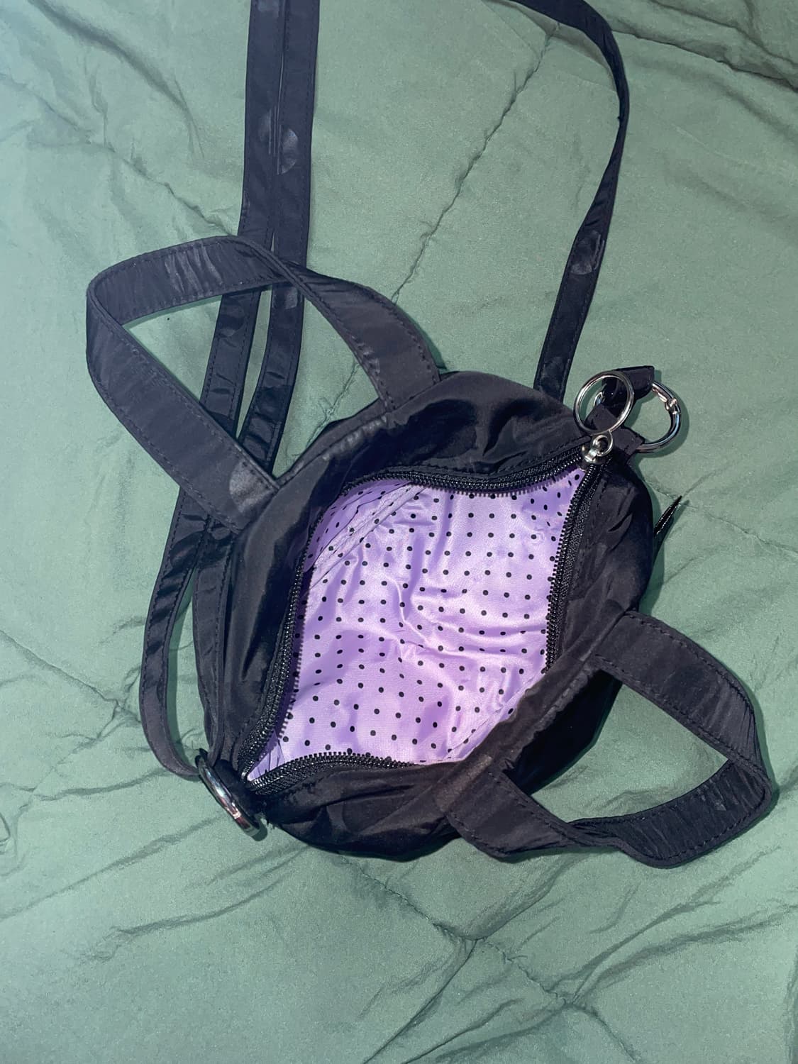 큘 kul bundy 블랙 미니 도트백 상품이미지2