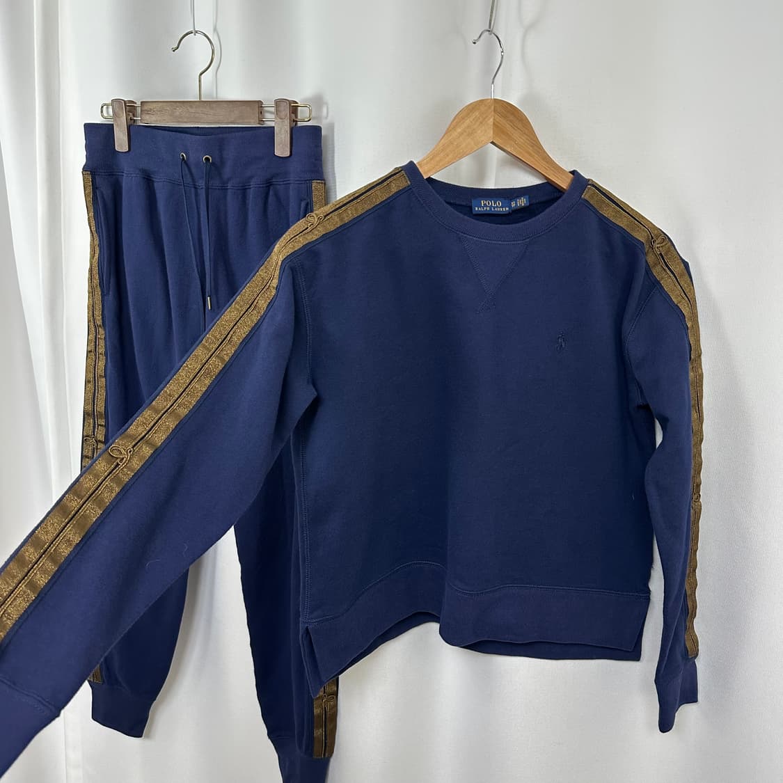   폴로랄프로렌 여자 기모 맨투맨 바지 SET XS 상품이미지2