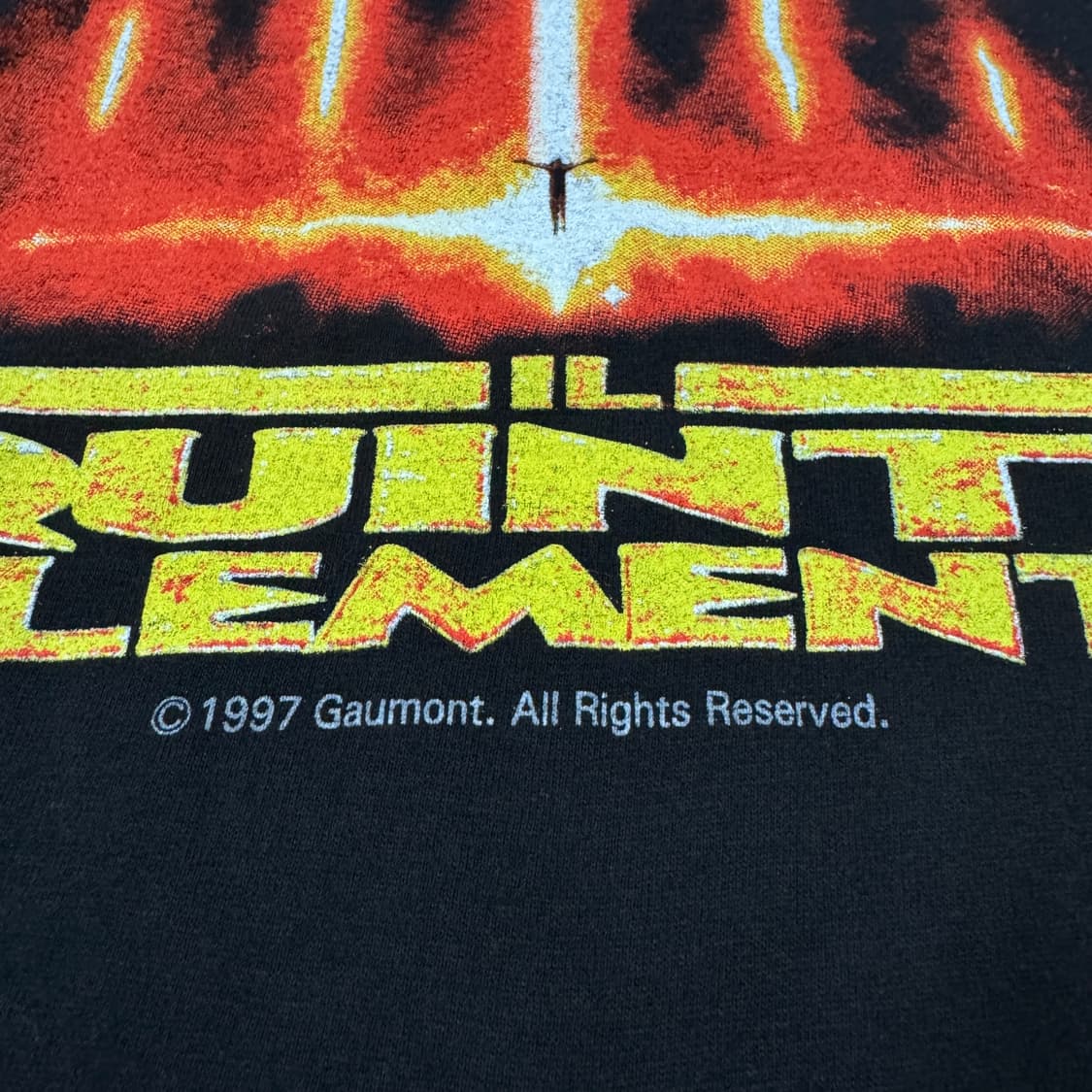 빈티지 90s 영화 제5원소 프로모 티셔츠 (이태리버전) 상품이미지4