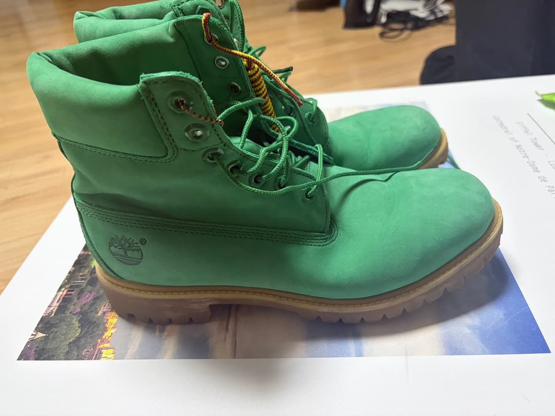 팀버랜드 6인치 부츠 에메랄드 그린 9 1/2( 275) 상품이미지3