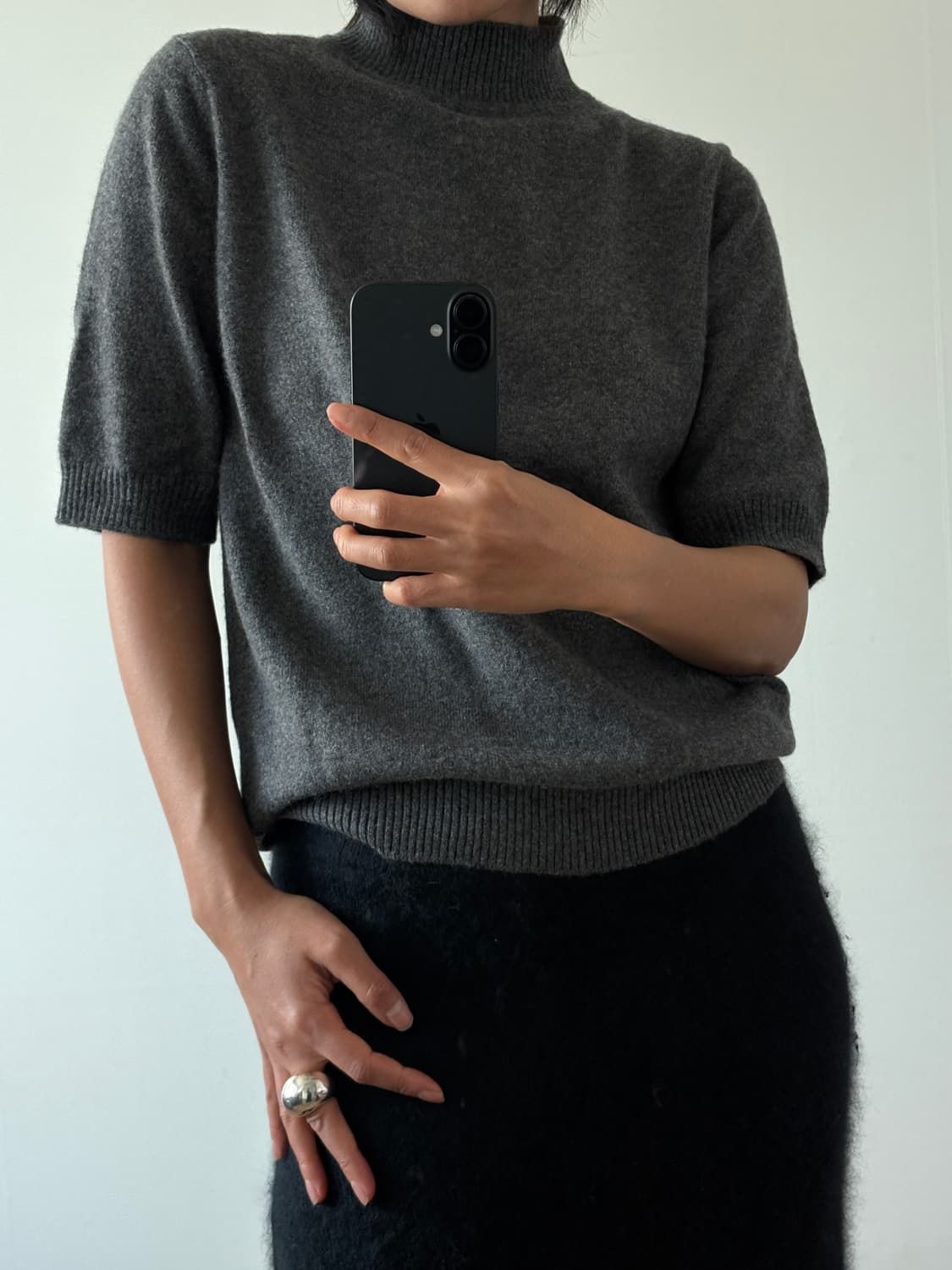 캐시미어 반팔니트  상품이미지3
