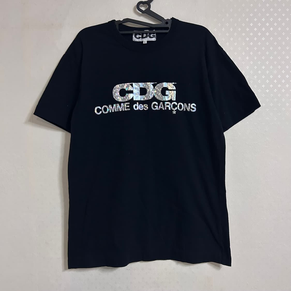 CDG 꼼데가르송 반팔 티셔츠 블랙 L 상품이미지4
