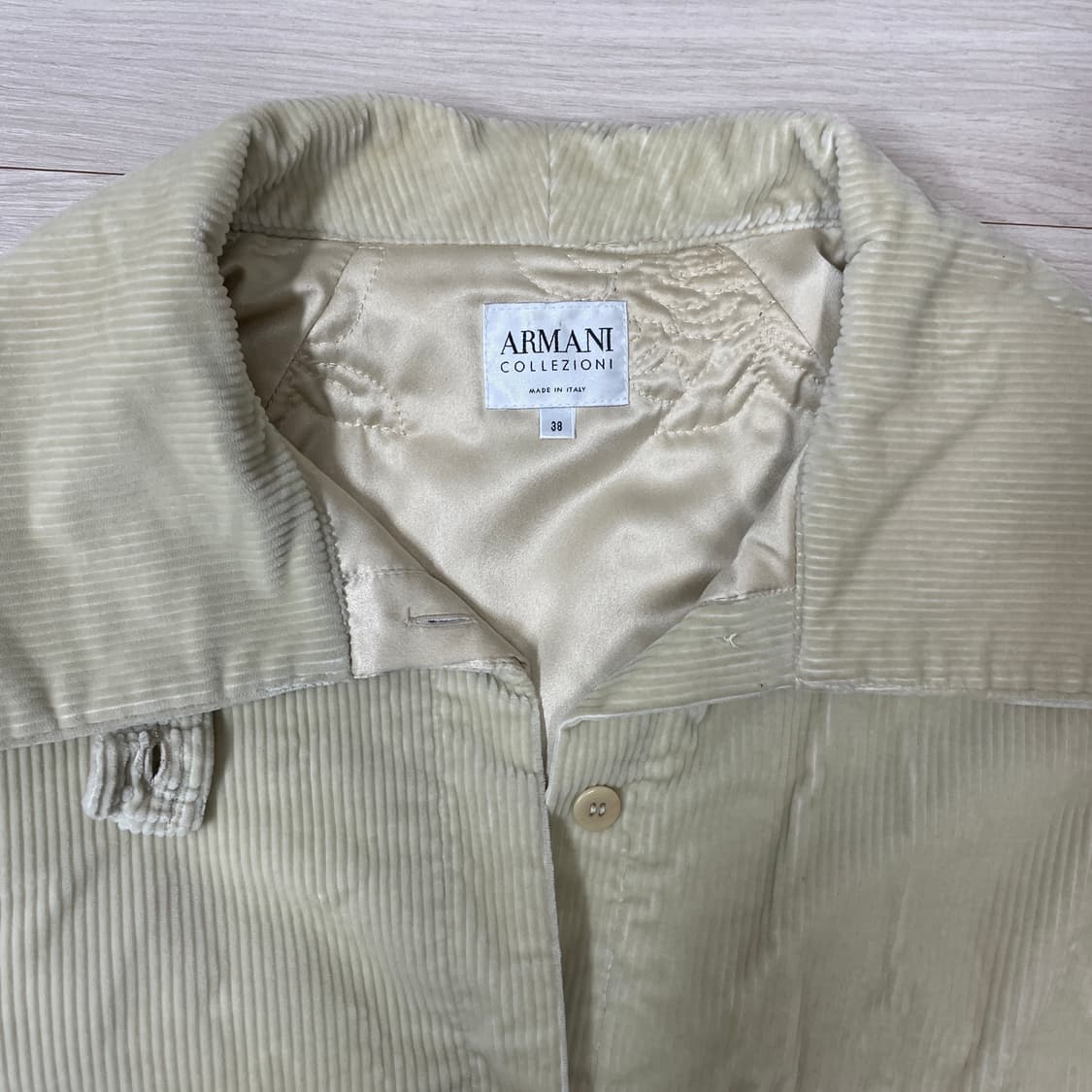 아르마니 꼴레지오니 여성 코듀로이 자켓 상품이미지2