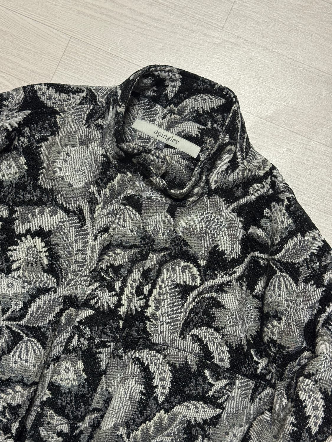 에핑글러 플라워 자카드 봄버 자켓 S 상품이미지3