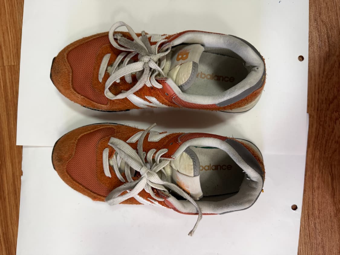 뉴발란스 574 헤리티지 오렌지 버스트 240사이즈 상품이미지2