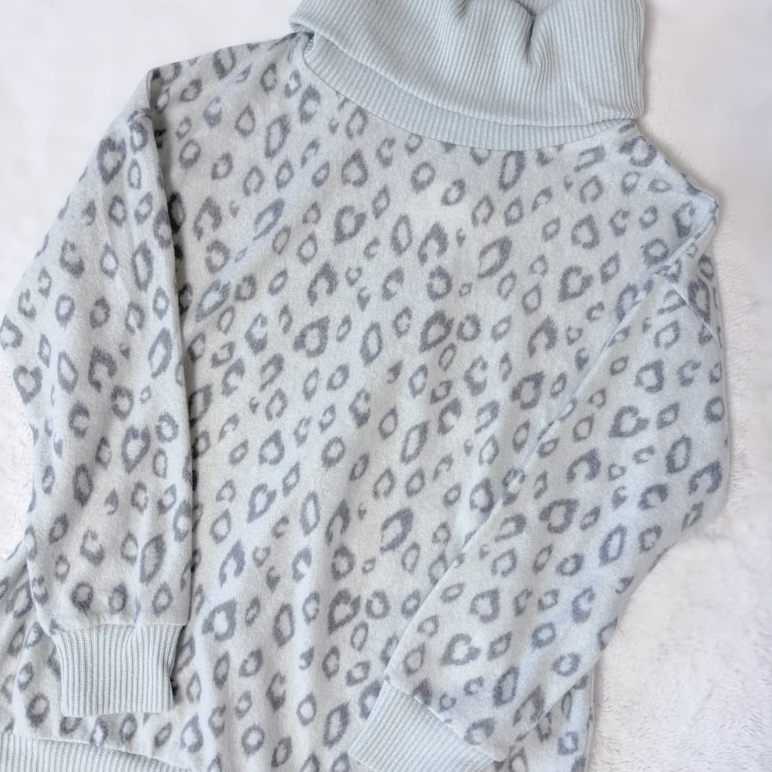 (새상품) COLZA 히메갸루 오네갸루 솜사탕 목폴라 포근 대장 니트 상품이미지2