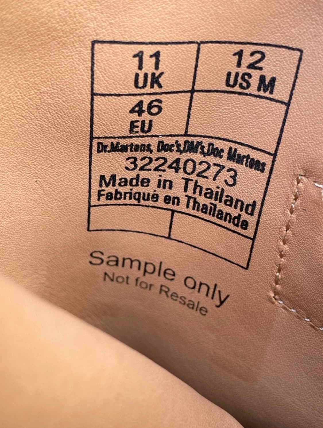 닥터마틴과 스투시 콜라보 스웨이드 부츠 US12    상품이미지7
